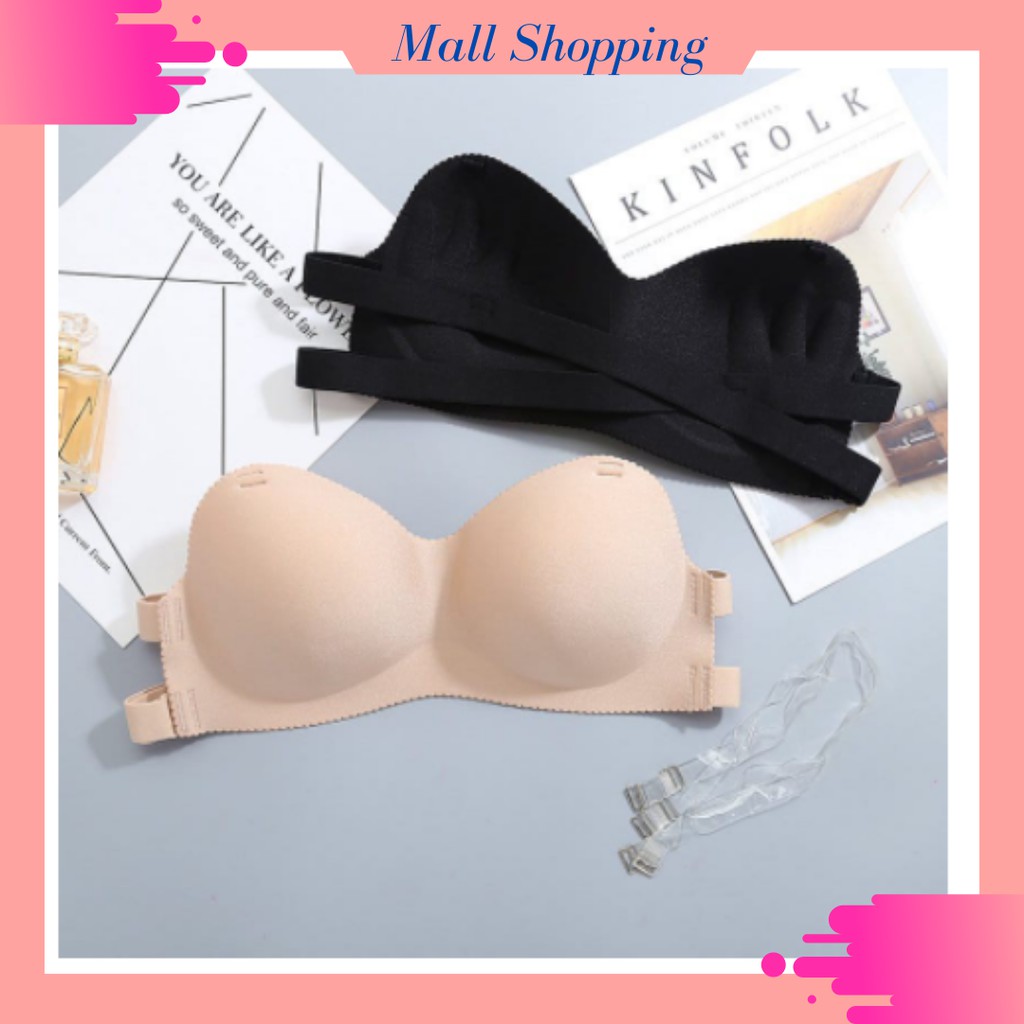 (COD)Bra Kemben Wanita Bra Tanpa Kawat Plus Tali Pengait Bahan Renda Sexy MALLSHOPPING