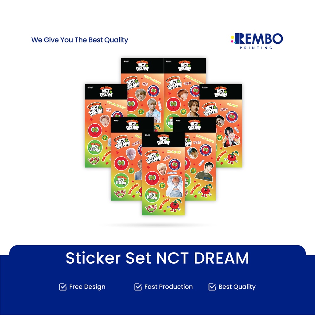 Sticker Set NCT DREAM Murah