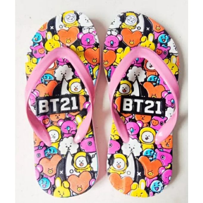 Sandal anak Perempuan BT21 Terbaru 2021