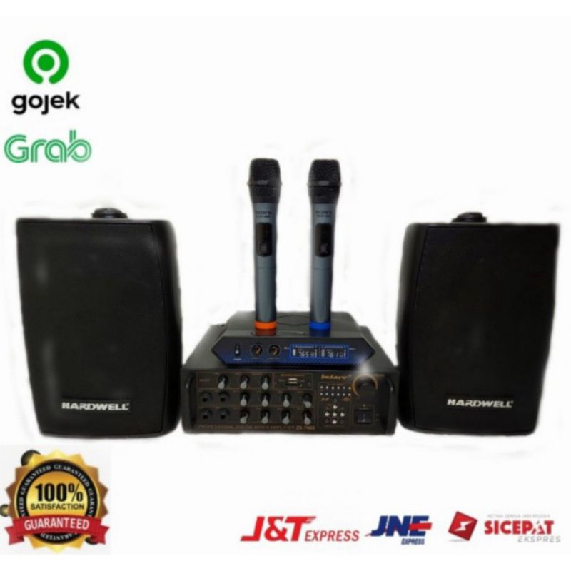 PAKET SOUNDSYEM KARAOKE HARDWELL USB/ BLUETOOTH/SMART TV