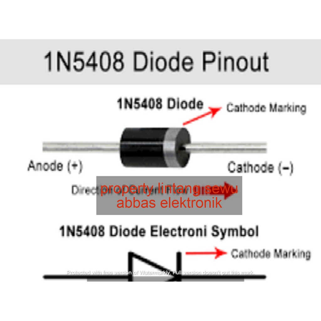 10PCS DIODA 3 AMPER 3A IN5408 IN 5408