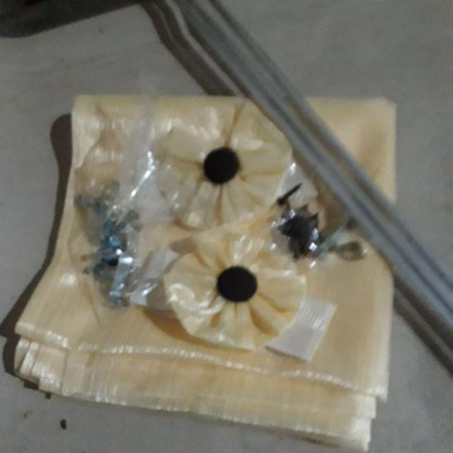 Vitrase Pita Tinggi 200cm Lengkap Tinggal Pasang