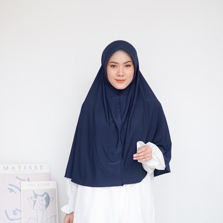 Hijab Instan Bergo Oval XL Kerudung Instan Bergo Oval Ori Nayla Hija'b Jilbab Instan Pasar Hija'b