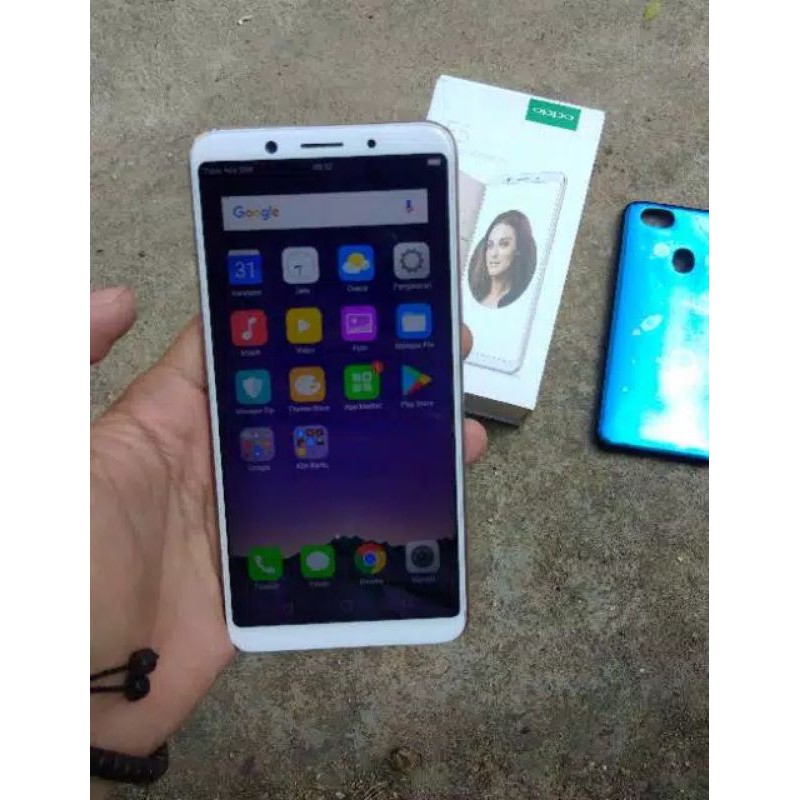 Smartphone Handphone OPPO F5 second bekas normal Ram 4 Internal 32Gb