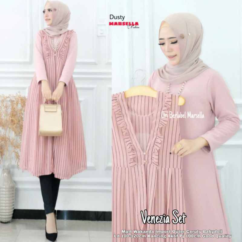 VENIZIA SET BY MARSELLA. SET TUNIK WANITA BEST SELLER