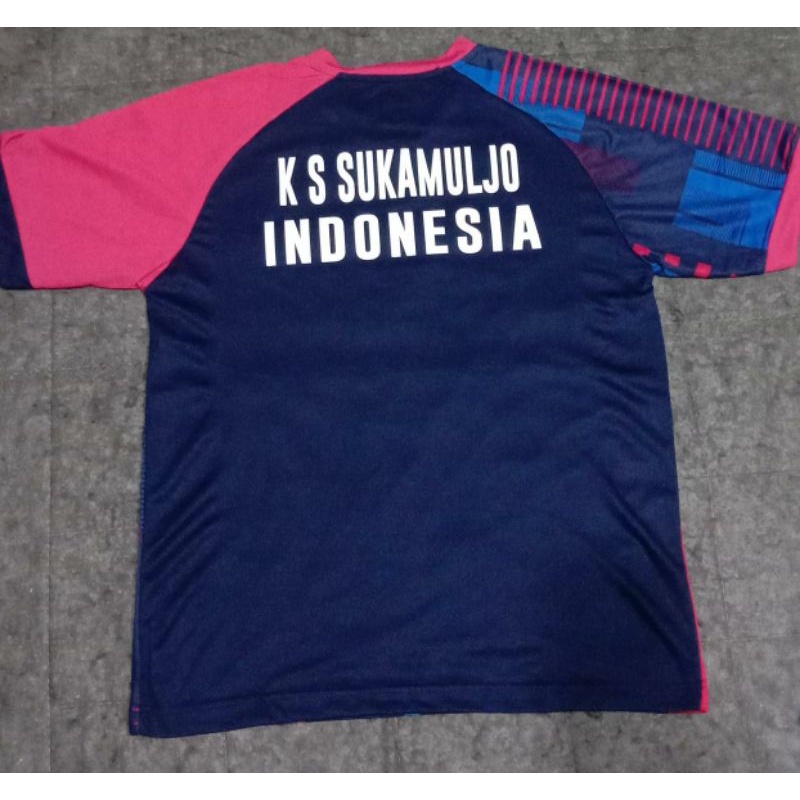 Biaya Sablon Custom Name Baju Bulutangkis 2 Baris / Pasang Nama 2 Baris Baju Olahraga Bulutangkis Badminton / Sport Collection Jakarta