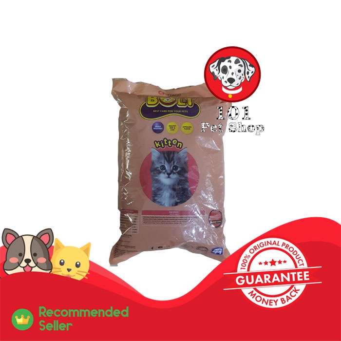 MAKANAN KUCING BOLT TUNA SALMON &amp; KITTEN SALMON 1KG