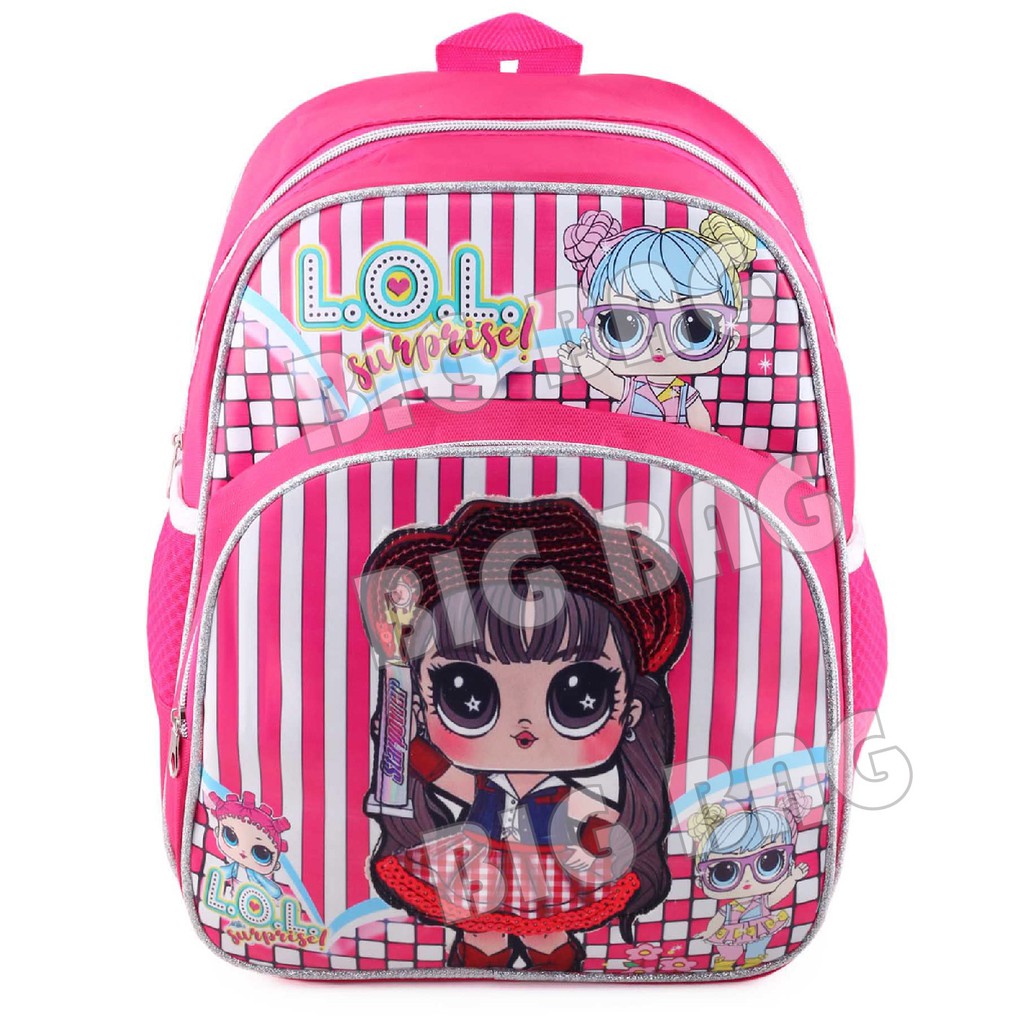 Tas Ransel Anak Perempuan Karakter LOL SURPRISE - LINE ME - RANSEL LED MUSIK + FREE LUNCHBOX