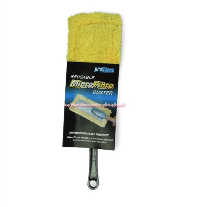 Proclean Reusable MicroFibre Kemoceng Pembersih Debu Kuning Hijau Pro Clean