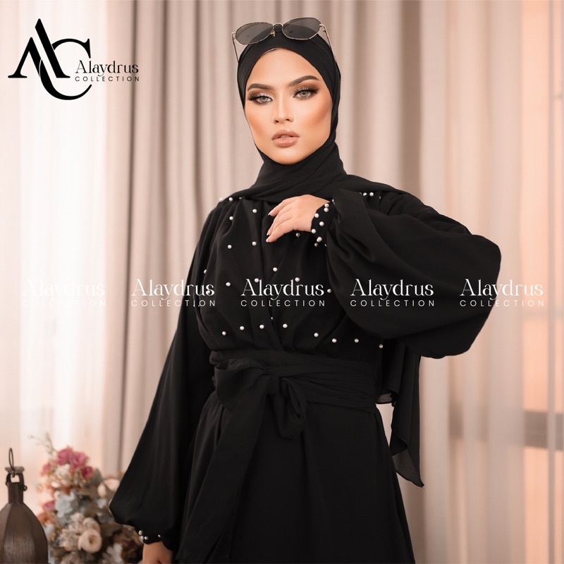 Abaya Baju Muslim Bordir Gamis Dress Arab Saudi Zephy Turki Umroh Dubai Turkey India 846