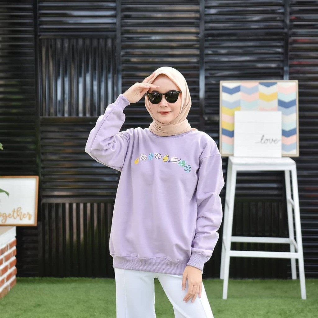 Nara Grosir - Planet Street Sweater  | Fashion Terkini | Sweater Termurah