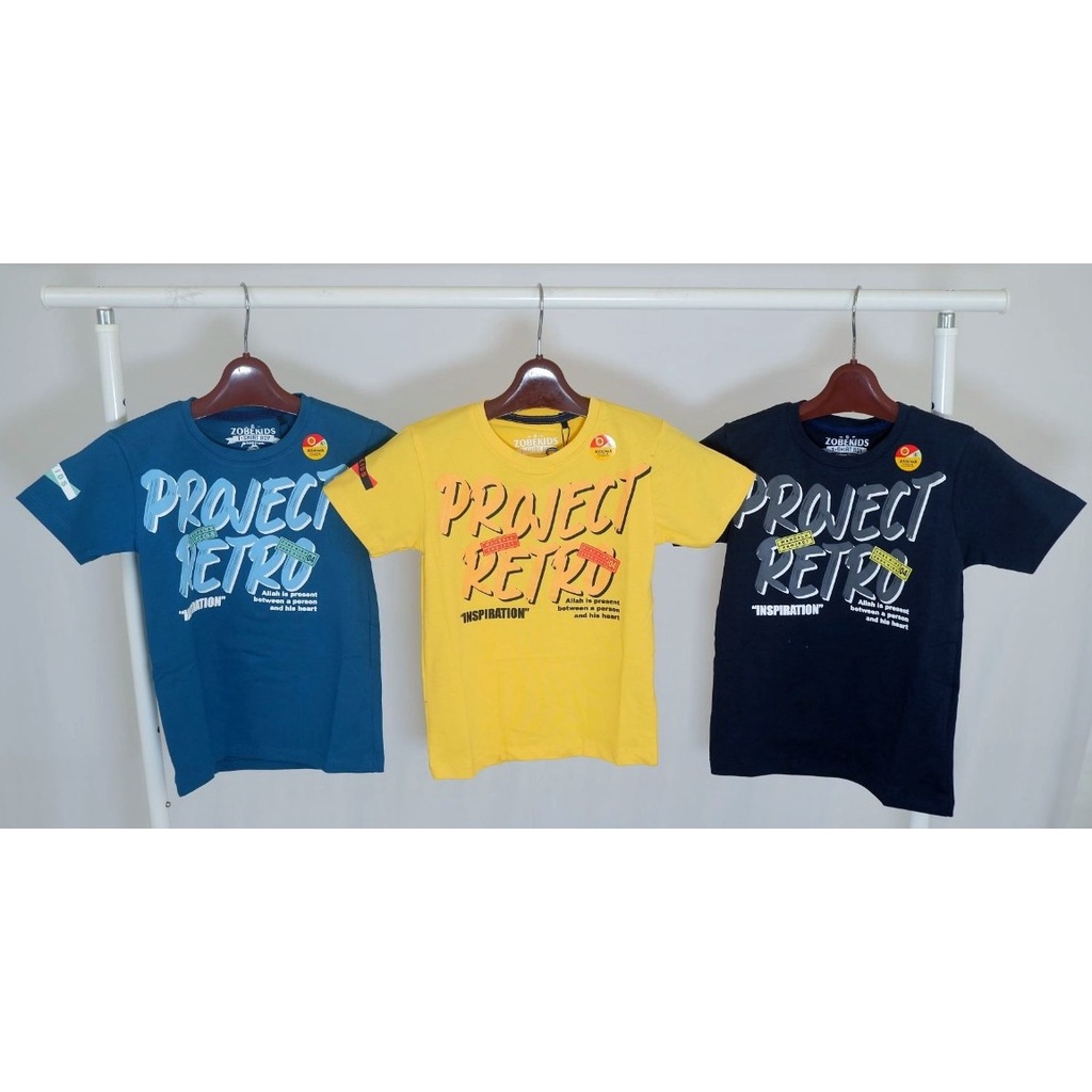 KAOS ANAK BAJU ANAK PREMIUM 4-15THN ZOBE KIDS NYAMAN DIPAKAI