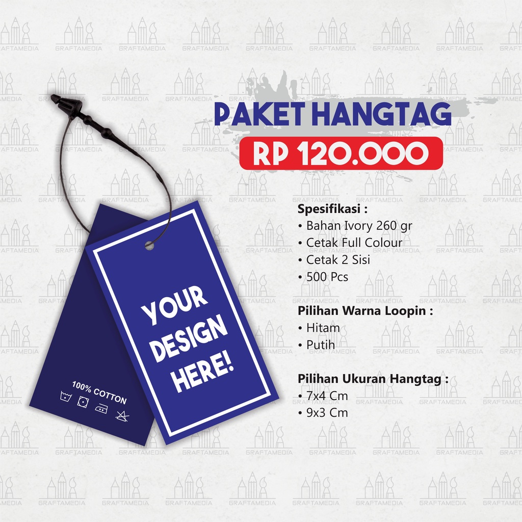 

Paket Hangtag 120.000 ( GRATIS DESAIN & GRATIS LOOPIN )