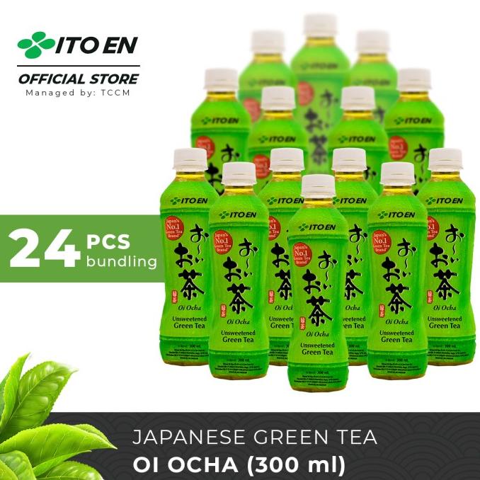 

(BISA COD) ITO EN Oi Ocha Unsweetened Teh Hijau Jepang 300ml No Sugar - 24 pcs GRATIS ONGKIR Kode 478