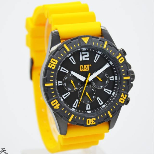 Jam Tangan Pria Caterpillar PX 169 Rubber Karet Original Murah