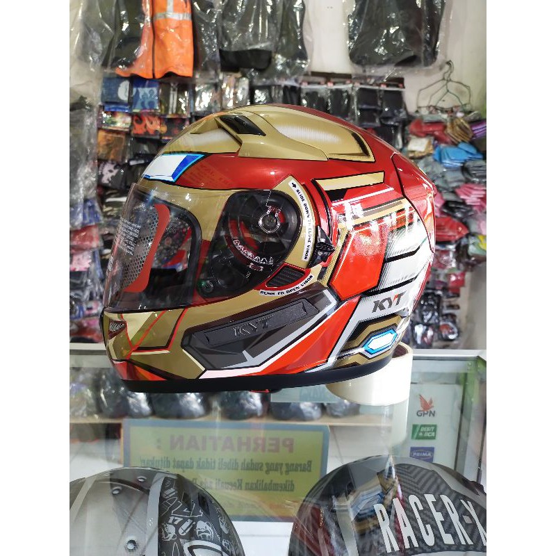 Helm kyt k2 rider iron man