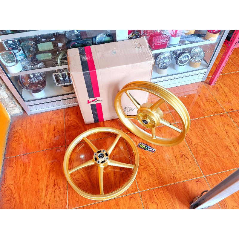 Velg bintang palang lima copy rcb uk 160 set uk 185 ring 17 pnp cb gl megapro tiger