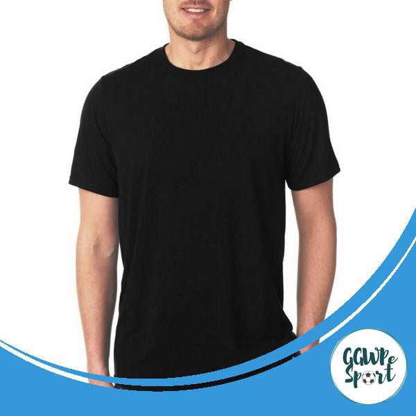 KAOS POLOS LENGAN PENDEK PRIA COWOK LAKI LAKI HITAM KATUN COMBED 30S GARANSI KUALITAS TERBAIK