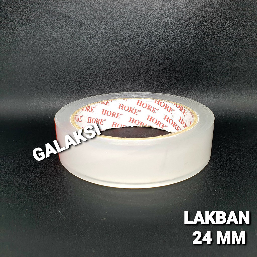 

LAKBAN / ISOLASI / STATIONERY TAPE 24MM X 66 YARD HORE