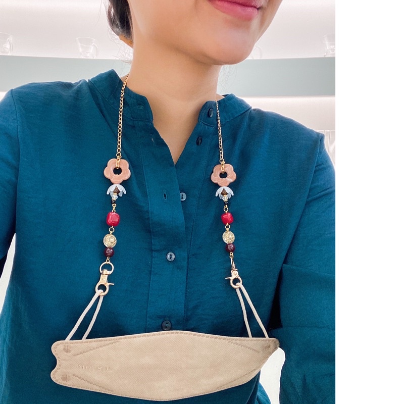 Mexicali Chain Strap Mask | Tali Masker | Hijab Connector