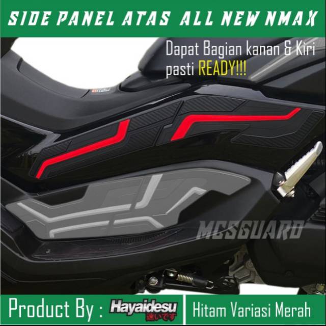 Side panel Atas / Aksesoris All New Nmax 2020 / Sticker 3D ...