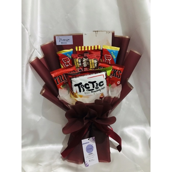 

snack buket/buket snack/buket wisuda/buket ulangtahun