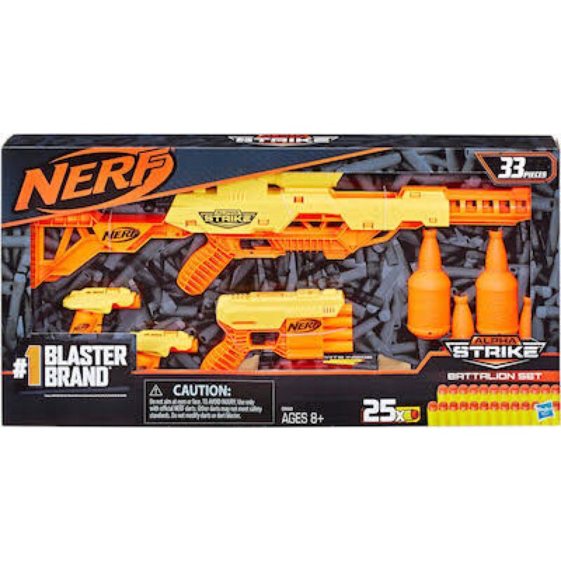 Nerf Alpha Strike Battalion Set Target Peluru nerf - Nerf Gun - Tembak tembakan sniper murah - Wolf