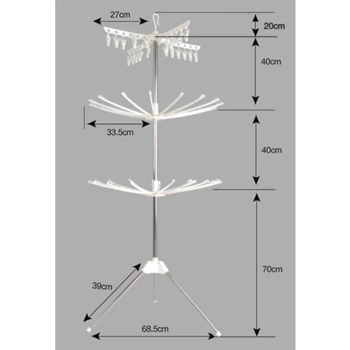 Gantungan Pakaian Handuk / BIG FOLDABLE HANGER / JEMURAN BAJU HANDUK