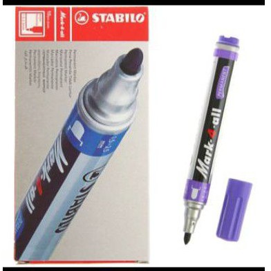 

spidol permanent marker stabilo mark 4 all violet