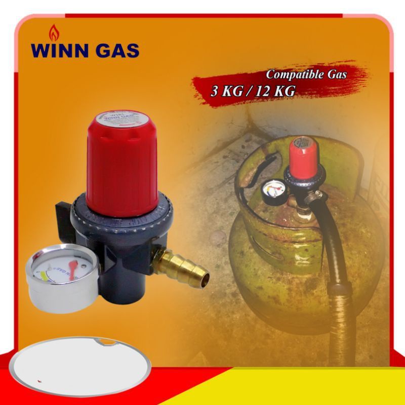 Winn Gas . 181 Meter , Win Gas  . Regulator LPG  , Tekanan Tinggi , Regulator Restoran