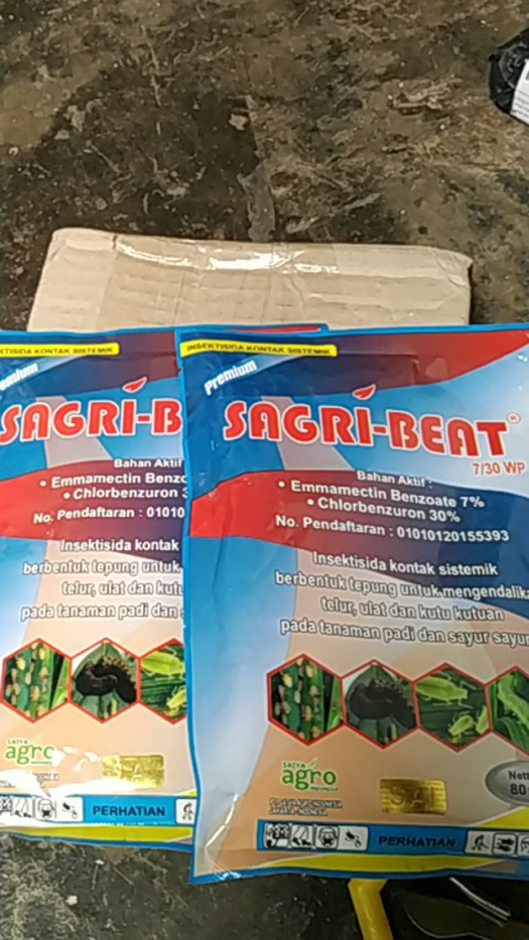 Obat Insektisida Sagribeat 7/30wp 80gr
