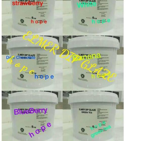 

B0D❊ Elmer Dip Glaze 5Kg All Varian | Saus Glaze | Topping Glaze Lumer SEGERA BELI