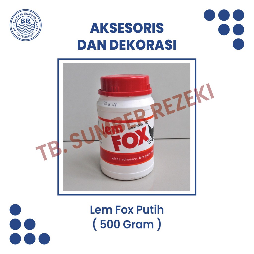 

Lem Fox Putih ( 500 Gram )