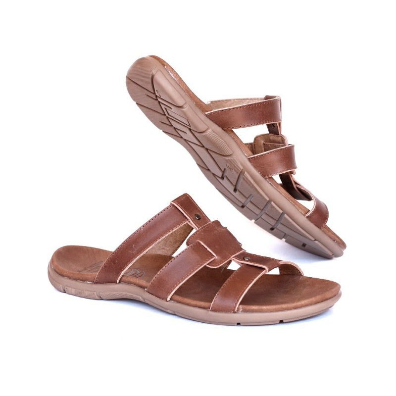 PALING MURAH !!!! SANDAL KULIT PRIA 05 CEVANY BLACK BROWN TAN KULIT SAPI ASLI ORIGINAL