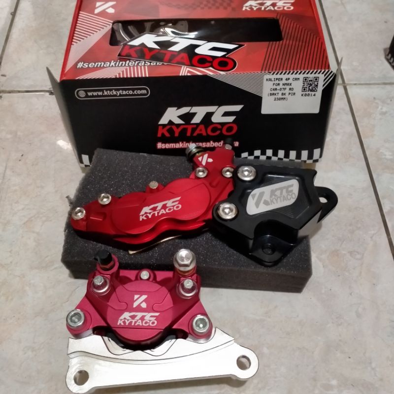 KALIPER NMAX KTC KYTACO 2019 DEPAN 4 PISTON BELAKANG 2 PISTON