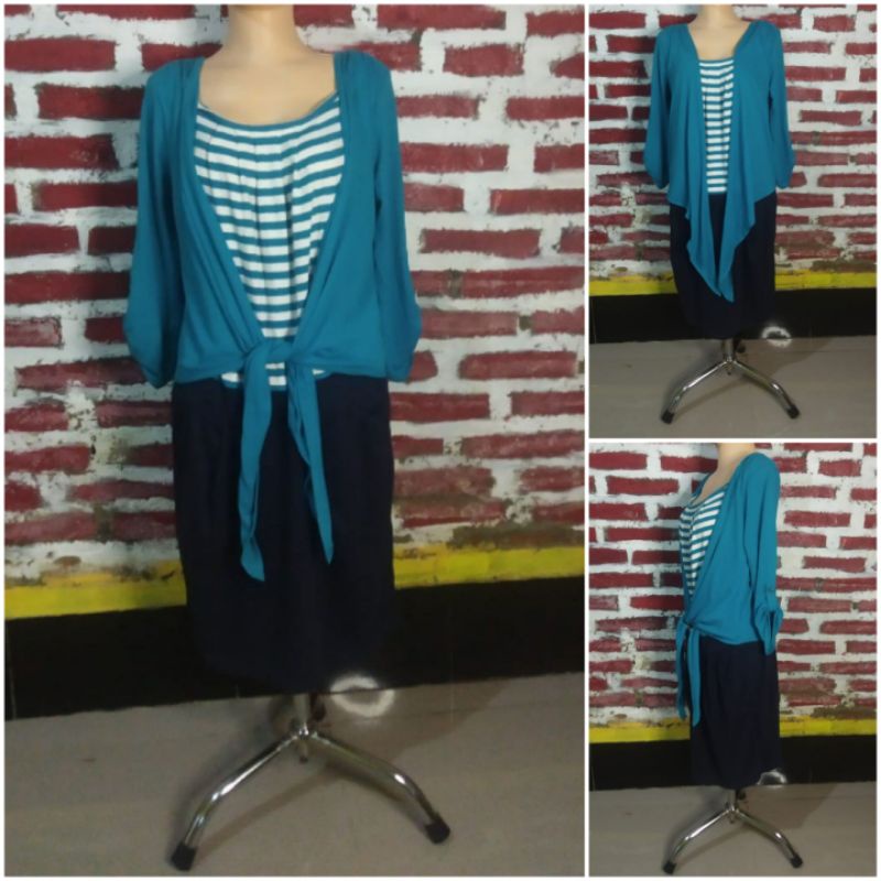 baju midi dress wanita tunik wanita midi dress lengan pendek lengan putung atau lengan panjang wanit