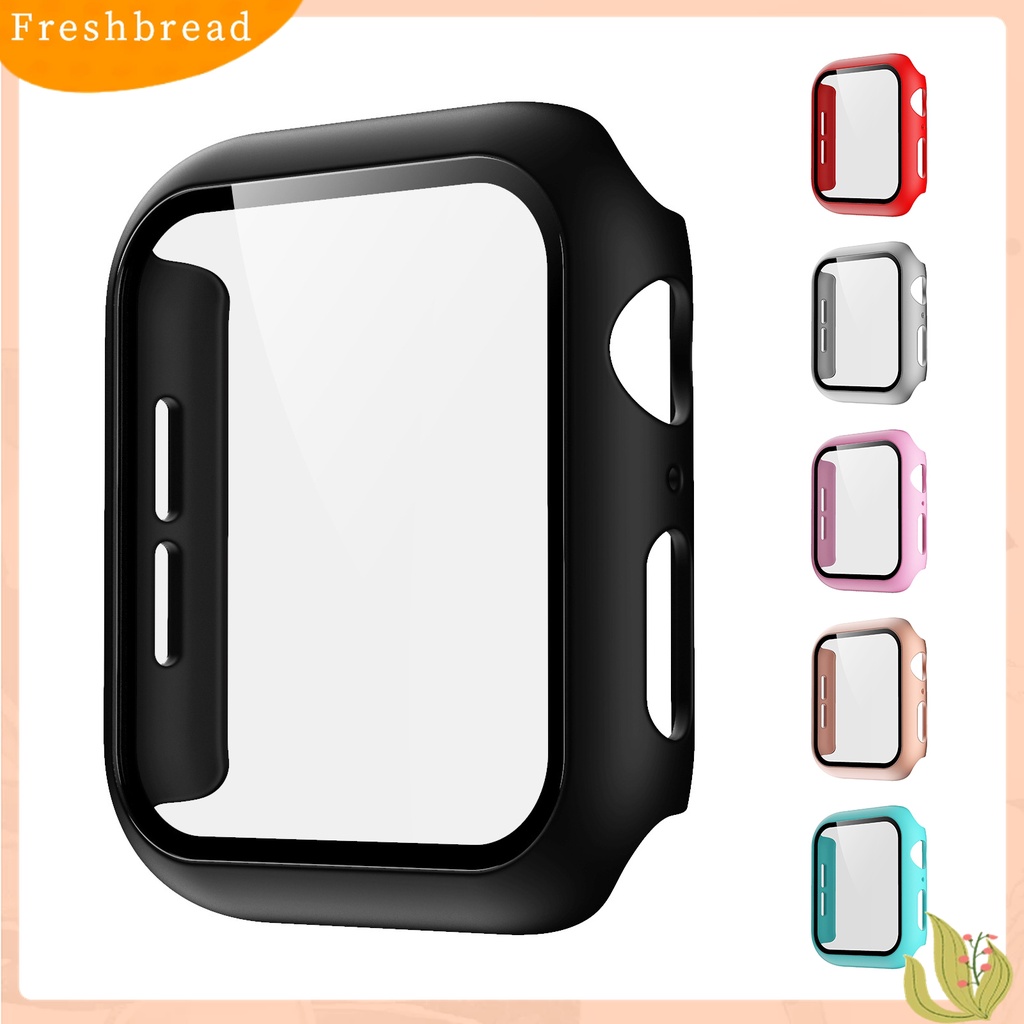 Terlaris Glass Case for Apple Watch Series S6 SE 40mm Scratch Resistant Screen Protector