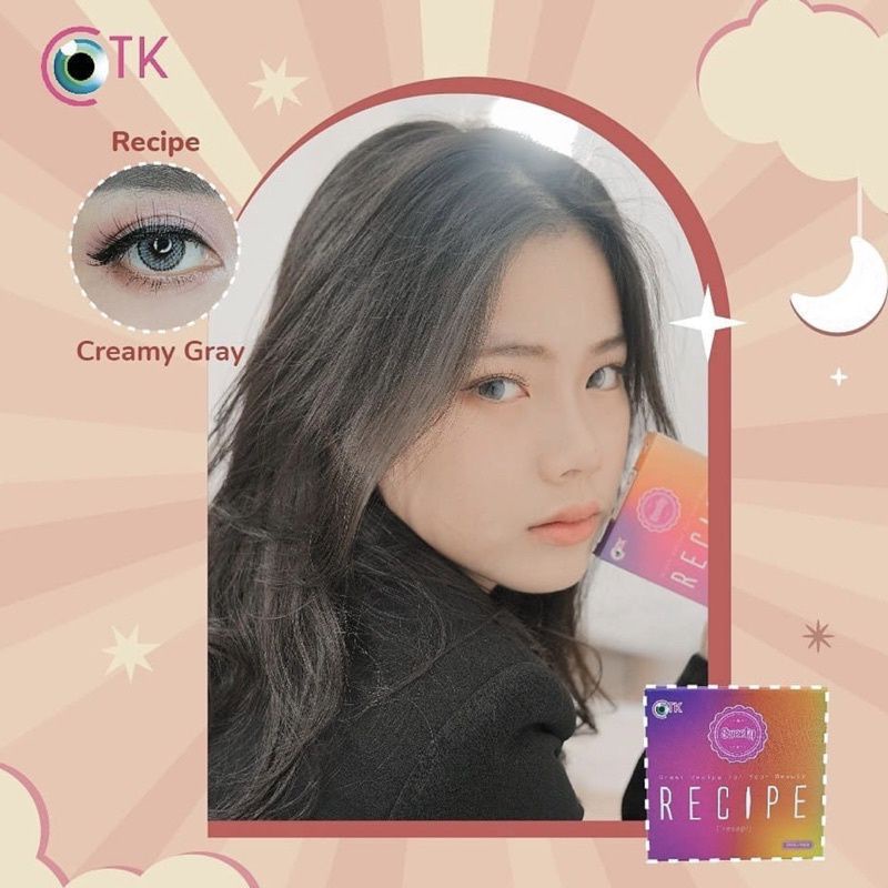 (BISA COD) SOFTLENS RECIPE BY CTK FREE LENSCASE / SOFLENS / SOFTLEN