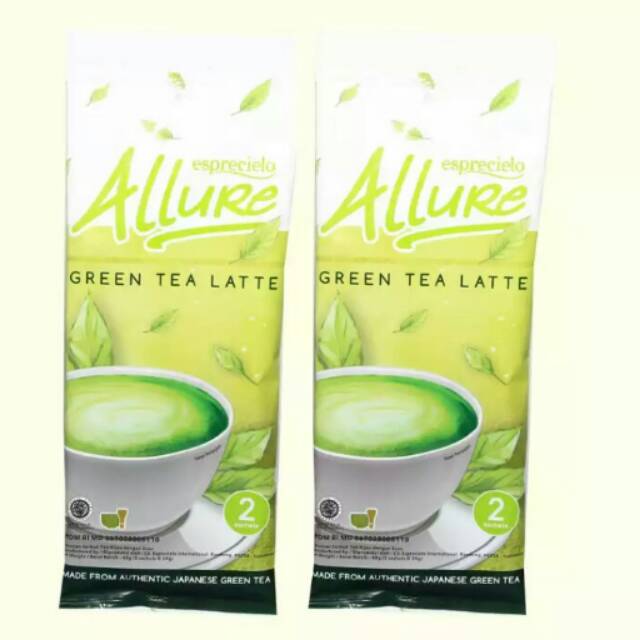 Allure Green Tea Latte 14pcs Indonesia