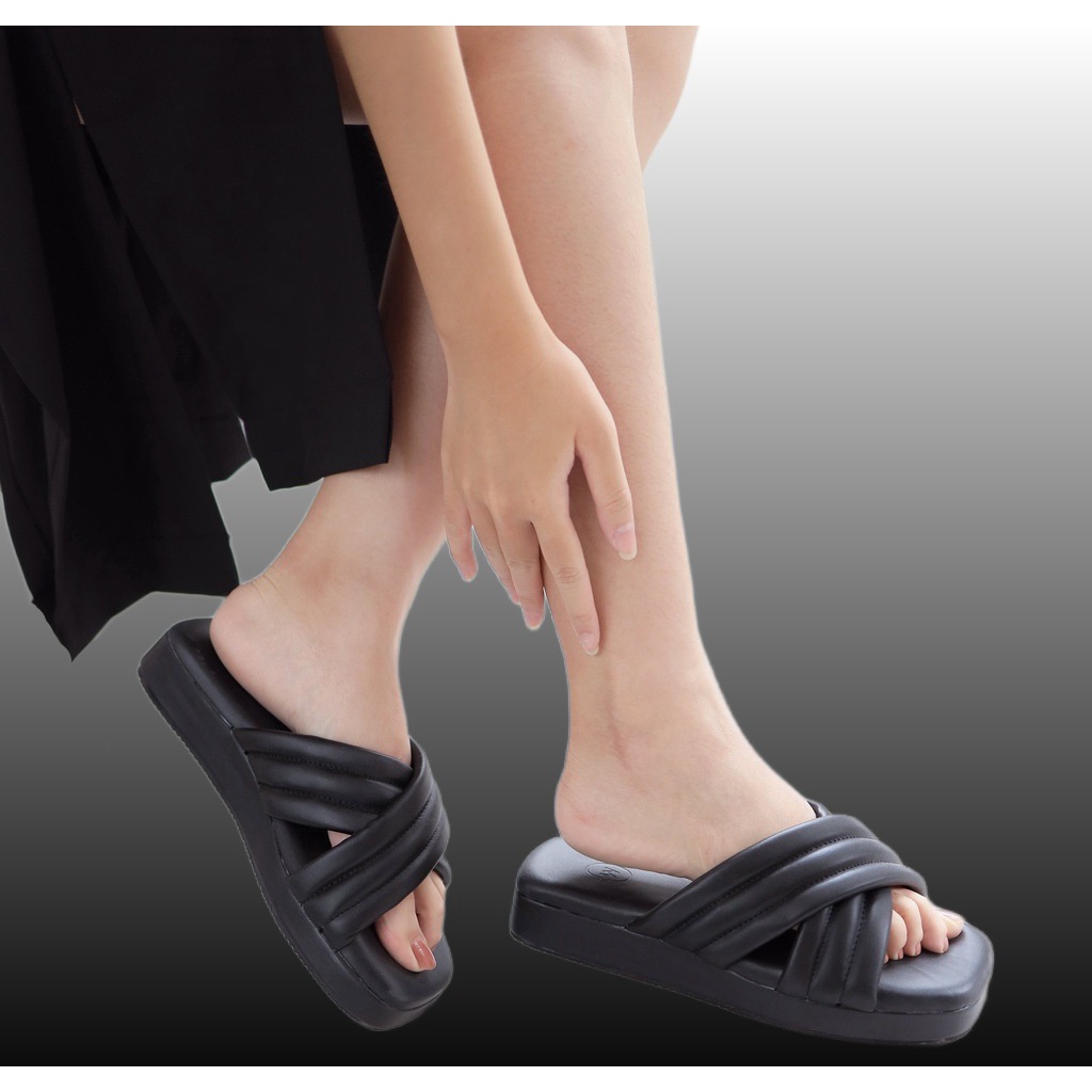 SANDAL SLOP WANITA SUPER EMPUK WILONA