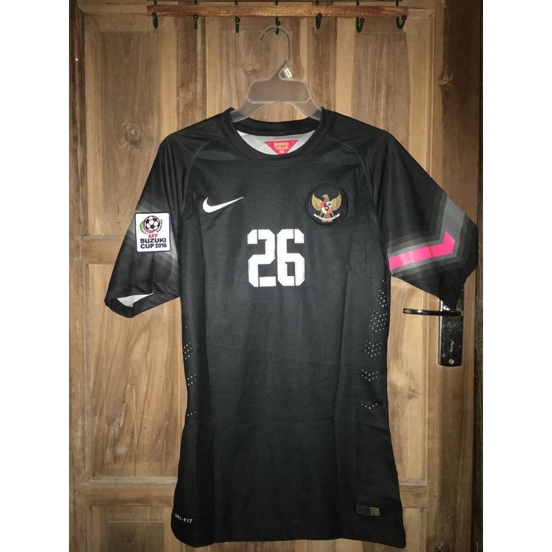 Jersey original gk timnas indonesia aff 2016 Player issue Size S Andritany #26