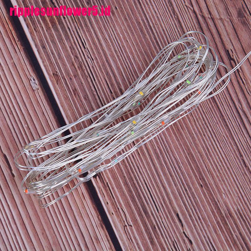 # Kaos T-Shirt Wanita Lengan Pendek Motif Print #3m Lampu Natal / Kabel 30 Led 20smd Panjang 2m Tenaga Usb Bahan Tembaga