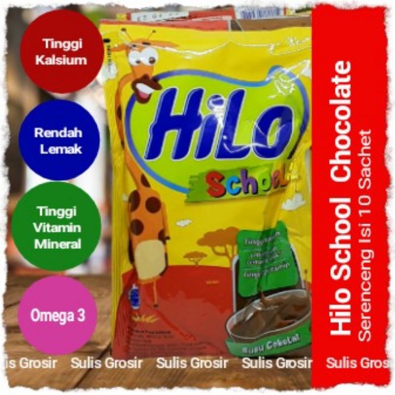 

Hilo School Coklat 1 Renceng Isi 10 Sachet x 30gr