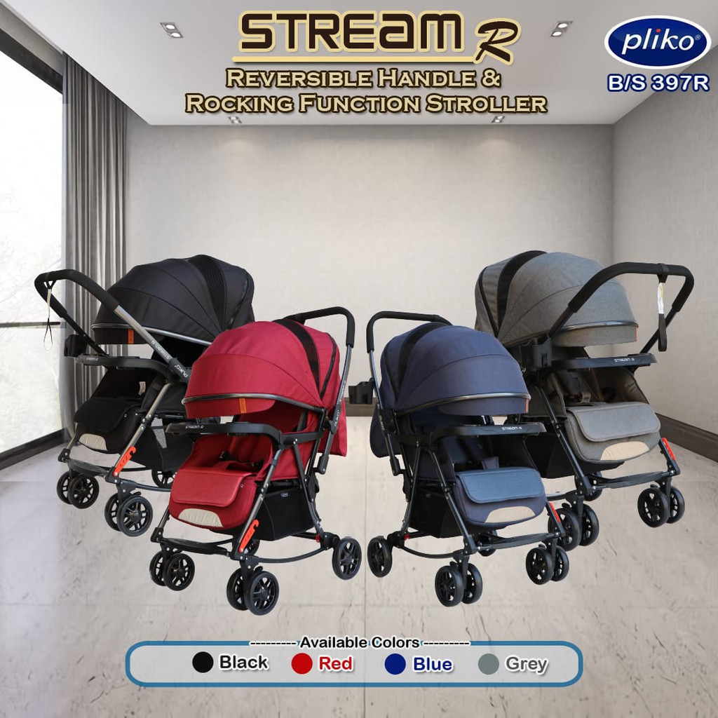 Stroller Pliko Stream 387 &amp; Stream R 397R / Stroller Bayi Pliko 387 Stream