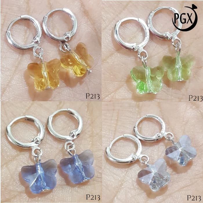Anting Xuping Swarovski Asli Original - Perhiasan Lapis Emas - P213
