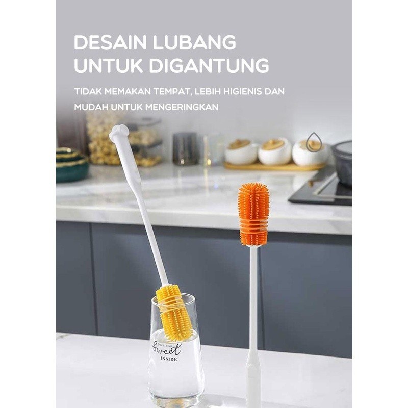 Cleaning Tools Bonbox Sikat Pembersih Silikon Tekstur Lembut BCB003