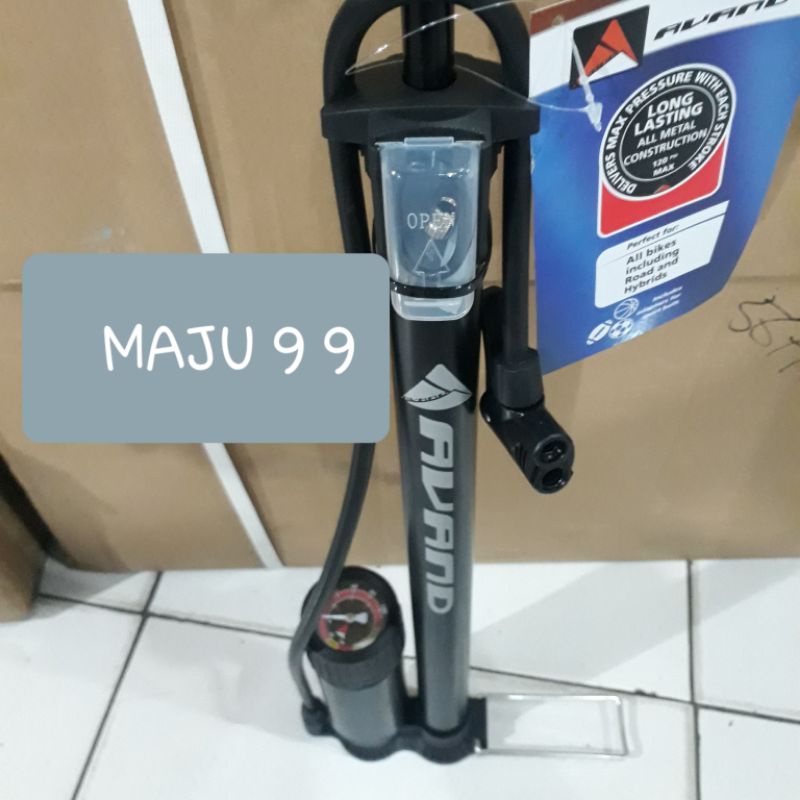 Pompa Sepeda motor Avand PMA-7032 Alloy 32mm+Meter pressure