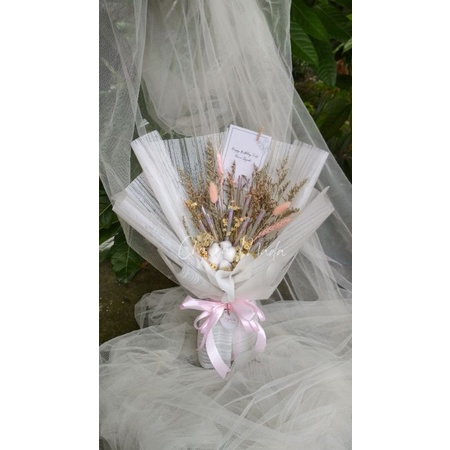 buket bunga_buket uang_buket bunga kering