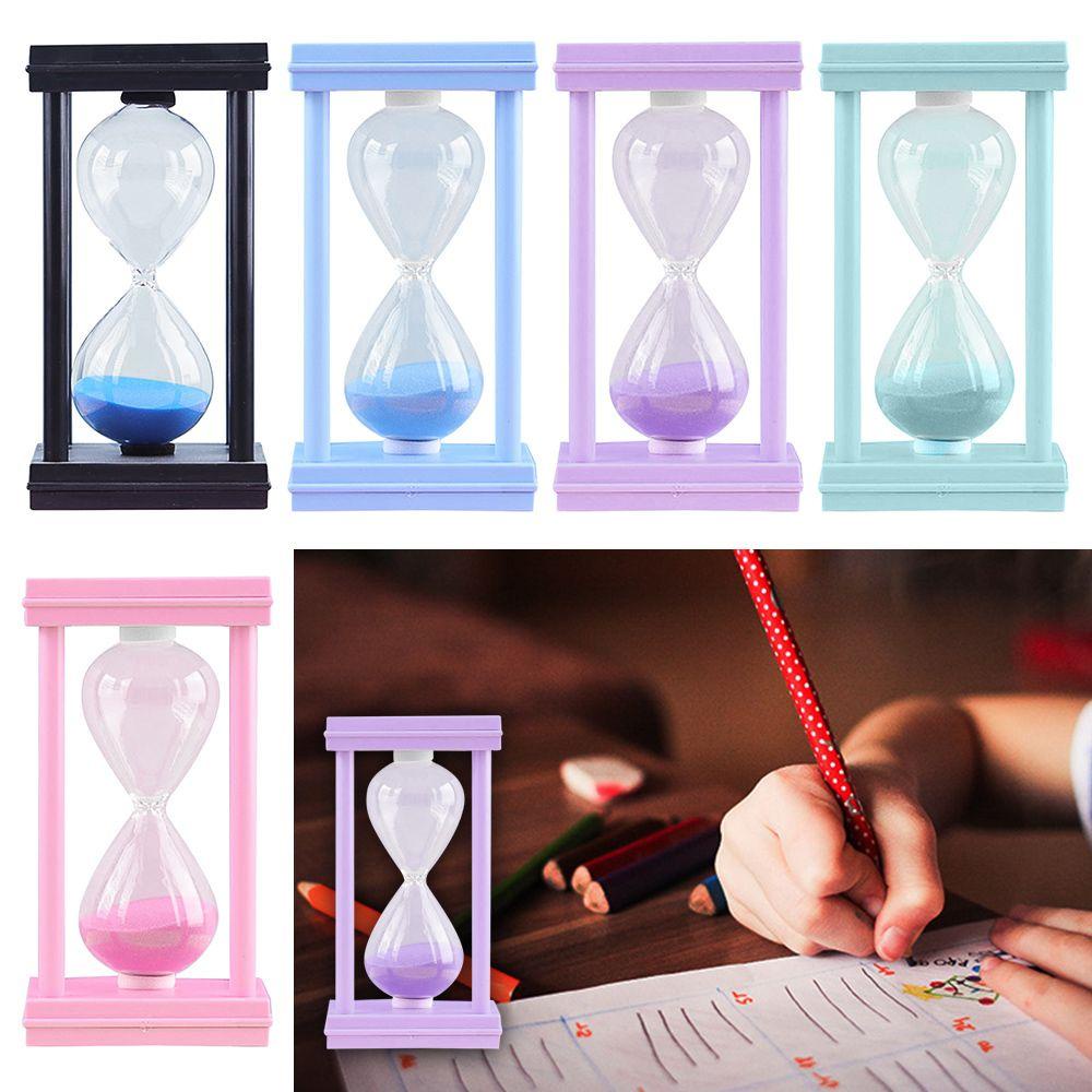 TOP Jam Pasir Timer Warna-Warni Dekorasi Rumah Desktop Sikat Gigi Shower Timer