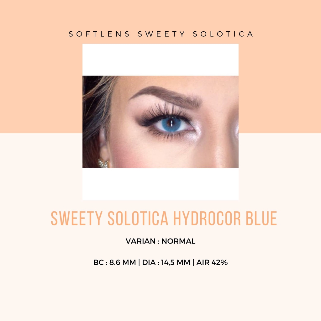 SOFTLENS/LENSA SWEETY PLUS SOLOTICA Hydrocor BROWN / GREY -MINUS / LENSA MATA